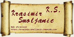 Krasimir Smoljanić vizit kartica